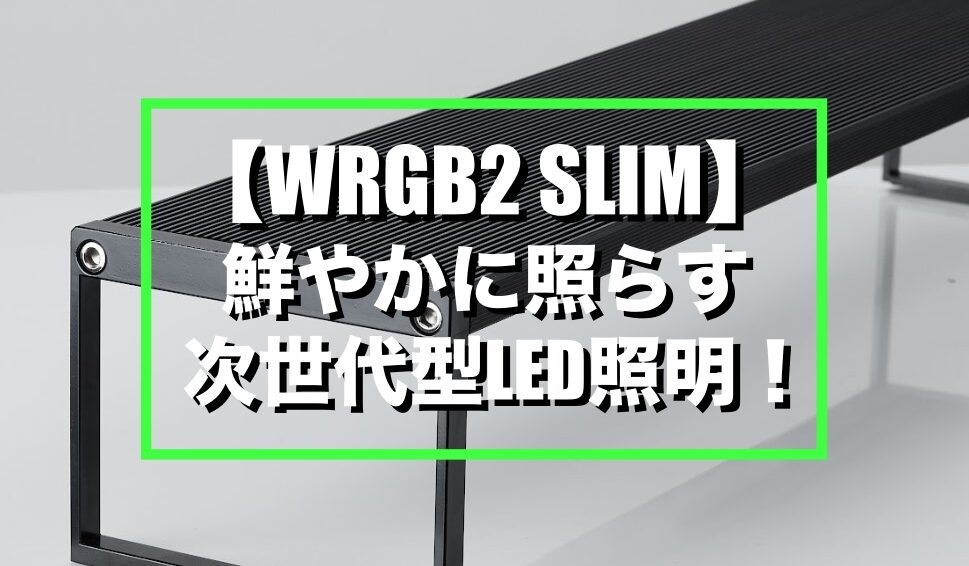 Chihiros WRGBⅡ SLIM】サイズごとの性能比較一覧（30〜120㎝水槽対応 